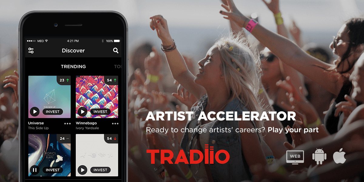 Tradiio的按月付费订阅——直达粉丝初创公司解析01